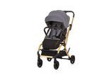 Chipolino Kinderwagen, Buggy Twister 360 Grad drehbar, Rückenlehne verstellbar grau