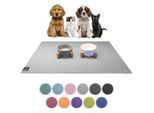SANOZOO ® - Napfunterlage - Öko-Tex und Made in Germany hellgrau 80 cm, 80 cm