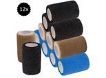 Hufeisenliebe PetPerfekt Bandagen 7,5cm x 4,5m 12 schwarz/ beige/ rot