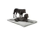 Wallace & Jones gepolsterte Plüsch Wendedecke Snow XXL