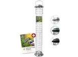 wildtier liebe Meisenknödelhalter 52cm, Silber