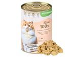 Lyra Pet Lecker.Pet Balu's 100 % Huhn und Truthahn Katzenfutter Nassfutter 6x2,4 kg