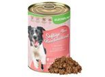 Lyra Pet Lecker.Pet Luna's Saftige Fleischmahlzeit mit Lamm Hundefutter Nassfutter 6x7,2 kg