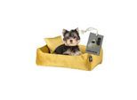 Rohrschneider ® Hundebett inkl. Gratis-Beigabe, Kuschelsofa gelb S