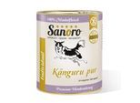 Sanoro Pures Muskelfleisch vom Känguru 6x800g