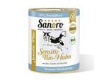 Sanoro Sensitiv PLUS Bio-Huhn mit Bio-Reis und Bio-Karotte 6x800g