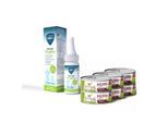 I love my cat Vermal Set für Katzen Marsavet Vermal Tropfen 50 ml + Nassfutter mit Huhn 6x100 g