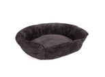 Wallace & Jones Hundebett Cordo schwarz S