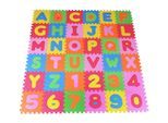 Knorrtoys® Puzzlematte »ABC + Zahlen /36 tlg/30 cm«