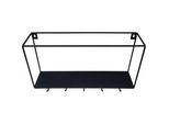 Wandboard Mila aus Metall in Schwarz