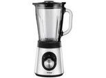 Trisa Electronics Standmixer , Silberfarben , Metall , 1,5 l , 24x37x17 cm , abnehmbarer Mixbehälter, gummierte Saugfüße, einfache Reinigung , Küchengeräte, Mixer
