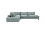 Livetastic Ecksofa , Hellblau , Textil , Füllung: Schaumstoff,Schaumstoff,Schaumstoff , Ottomane links, L-Form , 332x244 cm , Made in Eu , seitenverkehrt erhältlich , Wohnzimmer, Sofas & Couches, Wohnlandschaften, Ecksofas