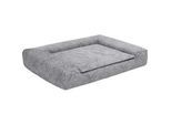 Sedda Hundebett , Hellgrau , Textil , Füllung: Schaumstoff , rechteckig , 80x15x60 cm , pflegeleicht, Bezug abnehmbar und waschbar, kratzfest, besonders weich , Freizeit & Co, Tierbedarf, Hundebetten