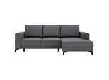 Livetastic Ecksofa , Grau , Textil , Füllung: Schaumstoff , Ottomane rechts, L-Form , 244x156 cm , Made in Eu , Liegefunktion , Wohnzimmer, Sofas & Couches, Wohnlandschaften, Ecksofas