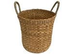 Landscape Regalkorb , Naturfarben , Naturmaterialien , 20.9 l , rund , 31-39 cm , Handmade in Vietnam , Griffe, handgemacht , Ordnen & Aufbewahren, Deko-& Aufbewahrungsboxen, Regalboxen & Stehsammler