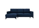 Livetastic Ecksofa , Blau , Textil , Füllung: Schaumstoff , Ottomane links, L-Form , 244x156 cm , Made in Eu , Liegefunktion , Wohnzimmer, Sofas & Couches, Wohnlandschaften, Ecksofas