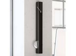 KARE Wanduhr Pendulum, Aluminium, schwarz