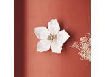 KARE Wandobjekt Orchid, Polyresin, 24 x 25 cm, weiß