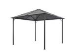 vidaXL Gartenpavillon mit Dach Aluminium 3×3 m Anthrazit