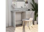 vidaXL Schreibtisch Betongrau 100x50x76 cm Holzwerkstoff