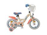 Kinderfahrrad Disney Stitch Mädchen 12 Zoll Kinderrad in Cremefarbend