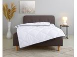 Home affaire Microfaserbettdecke »Murau, Bettdecke 135x200 cm, 155x220 cm mit antistatischer Wirkung«, warm, Füllung Polyester, Bezug Microfaser Carbon, (1 St.), Bettdecken, Sommer, Winter, 4-JZB, Decke mit Blauen Engel zertifiziert