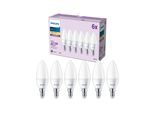 Philips LED-Leuchtmittel »(40W), 4.9W, E14, War«, E14, Warmweiss