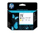 Original HP DesignJet T 770 Series (C9384A / 72) Druckkopf Schwarz Matt,Gelb