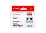 Original Canon imagePROGRAF Pro 1100 Series (6781C001 / PFI-4100PC) Druckerpatrone Photo Cyan