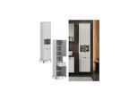 Vicco Hochschrank Eliza Weiß 40 x 190 cm mit 2 Türen und Schublade