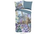 PURE luxury collection Wendebettwäsche »Nani«, Mikrofaser, 135x200, Pflegeleicht, Reissverschluss, Wendeoptik, Leopard