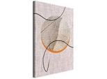 artgeist Leinwandbild , Orange, Cappuccino , Textil, Holzwerkstoff , rechteckig , 40x60x1.2 cm , Keilrahmen , Bilder & Rahmen, Bilder, Leinwandbilder