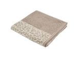 Dieter Knoll Duschtuch , Beige , Textil , Animalprint , 70x140 cm , hochwertige Qualität, schadstoffgeprüft , Heimtextilien, Badtextilien, Duschtücher