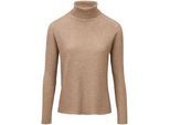 Rollkragen-Pullover aus 100% Schurwolle-Merino Peter Hahn braun