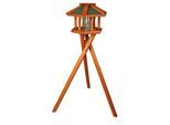 Trixie natura Vogelhaus mit Holzfuß ø 50 × 34 cm/1.40 m braun