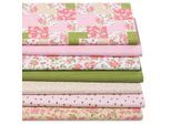 Patchwork- und Quiltpaket "Patchwork-Rose", rosa