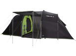 Tunnelzelt HIGH PEAK "Tauris 4", bunt (dunkelgrau, grün), Zelte, Kinder, B/H/L: 240cm x 180cm x 440cm, B:240cm H:180cm L:440cm