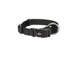 Trixie Premium collar S-M: 30-45 cm/15 mm black