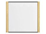moedel Türschild LMH, Aluminium- und Holzrahmen, Holzart wählbar, Polyester-Abdeckung, Klebemontage, B 159,5 x H 150,5 mm, schwarz/Ahorn