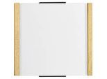 moedel Türschild LMH, Holzrahmen, individuell beschriftbar, Polyester-Abdeckung, Klebemontage, B 160 x H 148 mm, Ahorn