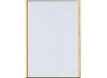 moedel Wandschild LMH, DIN A3, Hochformat, Holz- und Aluminiumrahmen, Klebe- oder Schraubmontage, B 308,5 x H 422,5 mm, bronze/Ahorn