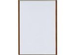 moedel Wandschild LMH, DIN A3, Hochformat, Holz- und Aluminiumrahmen, Klebe- oder Schraubmontage, B 308,5 x H 422,5 mm, bronze/Nussbaum