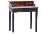 vidaXL Schreibtisch mit Schubladen 90x50x101 cm Altholz Massiv