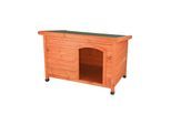 Trixie natura flat roof dog kennel M-L: 104 × 72 × 68 cm brown