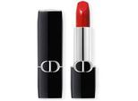 DIOR - Rouge Dior Velvet Lippenstifte 3.2 g Satin 080 - Red Smile