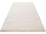 Hochflor-Teppich WECON HOME BASICS "Smilla" Gr. 31, beige (creme, weiß), B:133cm H:50mm L:200cm, Kunstfaser, Teppiche, Wohnzimmer