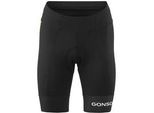 Fahrradhose GONSO "Essential Shorts Kit W", Damen, Gr. 38, Normalgrößen, schwarz, 78% Polyamid (recycelt), 22% Elasthan, Hosen, Formbeständig, strapazierfähig, hohe Bewegungsfreiheit