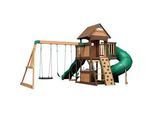 Ambia Garden Spielturm Cedar Cove , Braun, Grün , Holz , Zeder , 470x300x560 cm , EN 71 , Freizeit & Co, Gartenspielzeug, Spieltürme