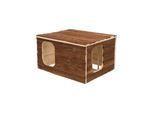 Trixie Hilke house with hay manger guinea pigs bark wood 40 × 23 × 32 cm