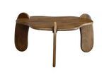 Mid.you Couchtisch , Dunkelbraun , Holz , Mangoholz , massiv , organisch , rund , 78x39.5x78 cm , Holzmöbel, Holztische, Wohnzimmertische Holz, Couchtische Holz